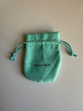 Tiffany & Co. Small Drawstring Pouch in Tiffany Blue-Green